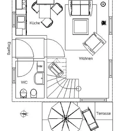 Modernes 5-sterne-ferienhaus Im Maisonettenstil In * Damp